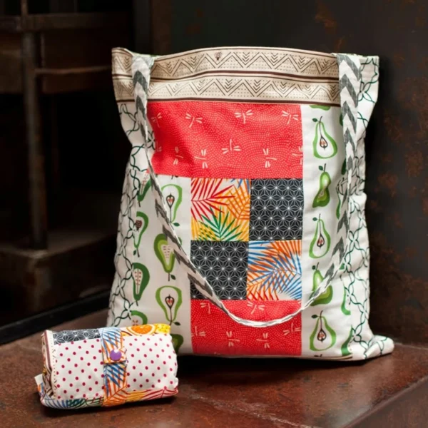 SuperBee's Reversible Patchwork Tote Bag - Image 3