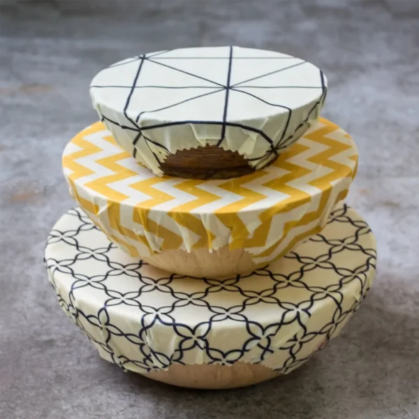SuperBee's Beeswax Wraps “Beeginner” Set of 3 Sizes - Image 2