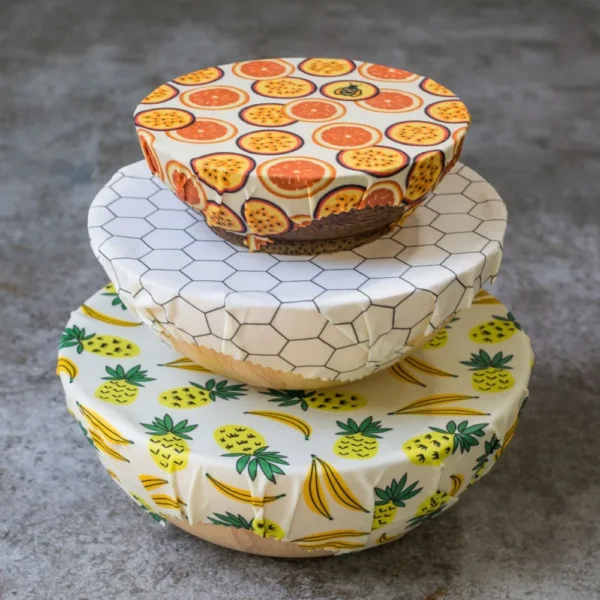 SuperBee's Beeswax Wraps “Beeginner” Set of 3 Sizes - Image 9