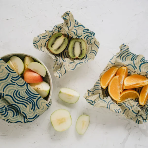 SuperBee's Beeswax Wraps “Beeginner” Set of 3 Sizes - Image 7