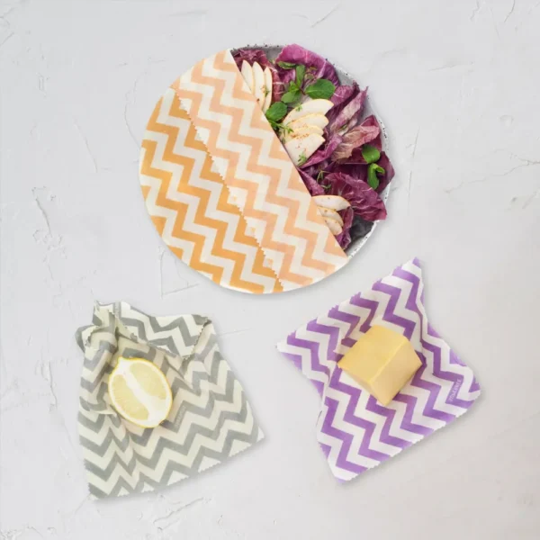 SuperBee's Beeswax Wraps “Beeginner” Set of 3 Sizes - Image 5