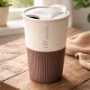 WHEAT STRAW REUSEABLE CUP (400ML)